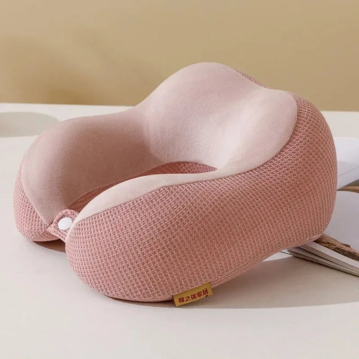 Oreiller Cervical en U à Mémoire de Forme - Confort Voyage
