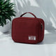 Thumbnail for Pochette organisateur rouge avec 1 compartiment, idéale pour ranger câbles, chargeurs et accessoires de voyage.
